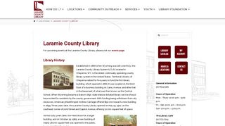 Learn more about Laramie County Library System and get directions