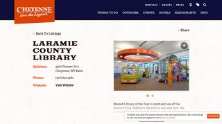 Laramie County Library - Visit Cheyenne