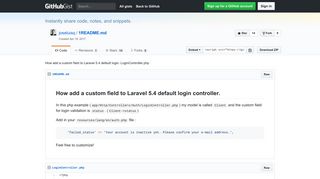 How add a custom field to Laravel 5.4 default login. LoginController ...