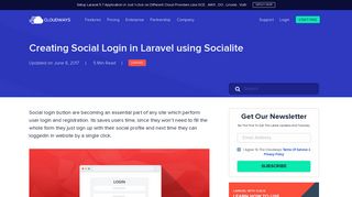 Easily Add Social Login to Laravel Based Projects - Cloudways