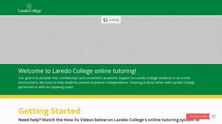 Laredo College Online Tutoring: Login