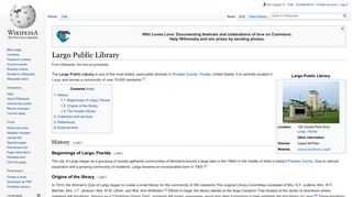 Largo Public Library - Wikipedia