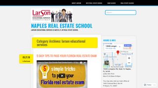 larson educational services – Naples Real Estate School