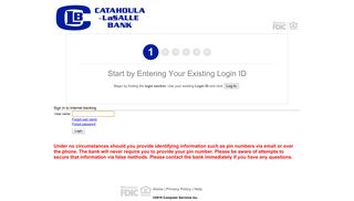 Catahoula LaSalle Bank - Online Banking - myebanking.net