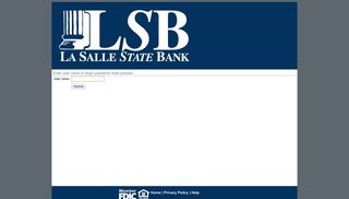 LaSalle State Bank - Online Banking - myebanking.net