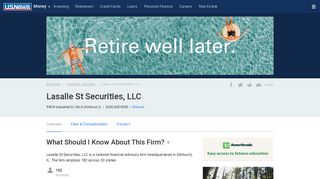 Lasalle St Securities, LLC in Elmhurst, IL | US News Financial Advisors