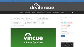 VinCue vs. Laser Appraiser: Comparing Dealer Tools - DealerCue