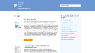 Fillable lms login Form Samples to Complete Online in PDF | country ...