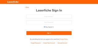 Personal Profile - Laserfiche Sign In