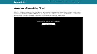 Overview of Laserfiche Cloud