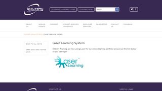 Laser Learning System | News and Events - Chiltern Training