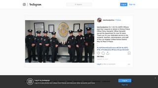 Los Angeles School Police on Instagram: “On 1-23-18 LASPD Officers ...