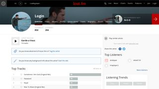 Login music, videos, stats, and photos | Last.fm