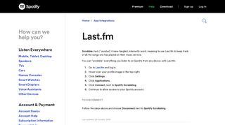 Last.fm - Spotify