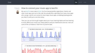 How to connect your music app to last.fm · Exist