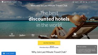 Join Last Minute Travel Club | Save, Earn Free Nights on Hotels