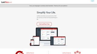 Homepage | LastPass