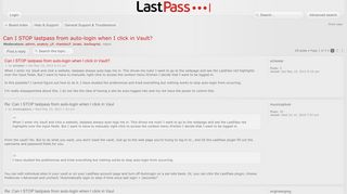LastPass Forums • View topic - Can I STOP lastpass from auto-login ...