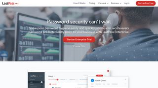 Enterprise Password Management & Password Vault | LastPass