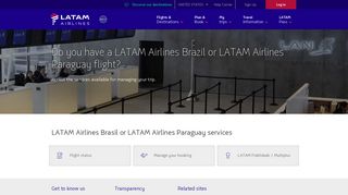 LATAM Airlines Brazil Check-in and other Services