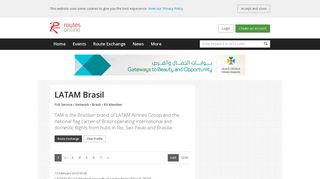 LATAM Airlines Brazil News :: Routesonline