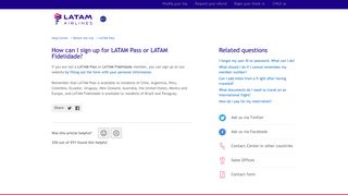 How can I sign up to LATAM Pass? – Help Center - LATAM Airlines