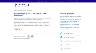 How can I sign up for LATAM Pass or LATAM Fidelidade? – Help Center