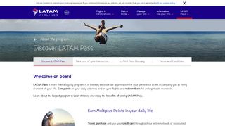 Discover LATAM Pass - LATAM Airlines