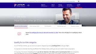 Become an Elite member - LATAM.com