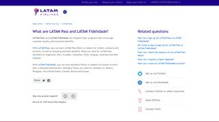 What are LATAM Pass and LATAM Fidelidade? – Help Center