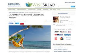 LANPASS Visa Secured Credit Card Review - Wise Bread