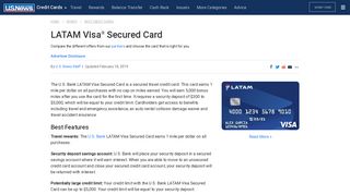 U.S. Bank LATAM Visa Secured Card Review | U.S. News