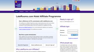 Hotel Affiliate Program - LateRooms.com