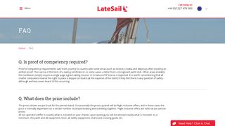 Frequently Asked Questions | LateSail EU