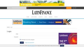 Login | LatinFinance.com