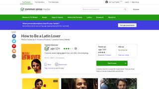 How to Be a Latin Lover Movie Review - Common Sense Media