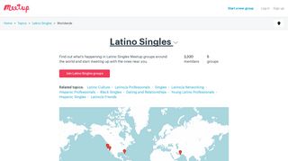 Latino Singles groups | Meetup