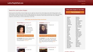 Meet Latino Singles in Your State - LatinoPeopleMeet.com - The ...