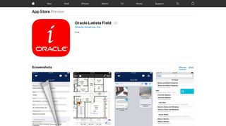 Oracle Latista Field on the App Store - iTunes - Apple