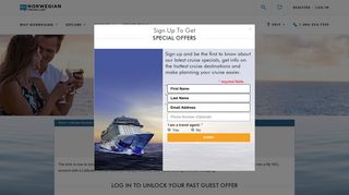 Past Guest Offer | Latitudes Rewards | Norwegian Cruise Line