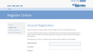 Register Online - Latrobe Health