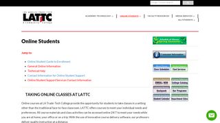 Online Students – Academic Technology - LATTC