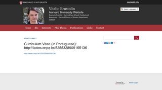 Curriculum Vitae (in Portuguese): http://lattes.cnpq.br ...