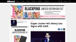 Henry Lau Signs with AXIS | Billboard