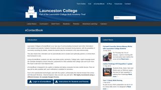 eContactBook | Launceston College