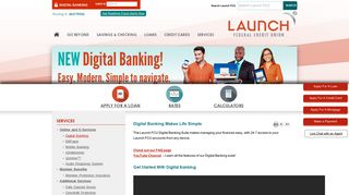 Digital Banking - Launch Federal Credit Union