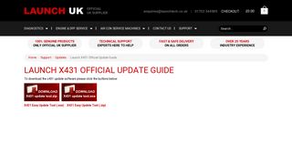 Launch X431 Update Guide - Launch UK