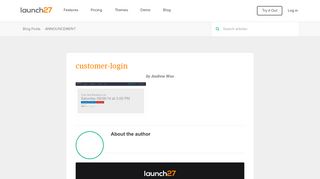 customer-login - Launch27