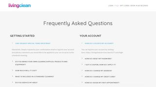 FAQs – LivingClean