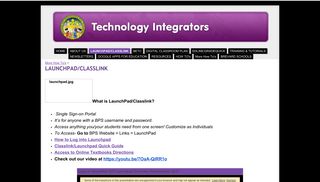 LAUNCHPAD/CLASSLINK - integrators - Google Sites